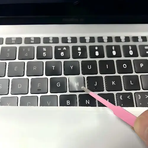 Imagen 2 del producto (Iso EU) Mbp esmerilado transparente blanco adecuado para Apple Mac Book Pro teclado de ordenador portátil modelo 16 de 14 pulgadas