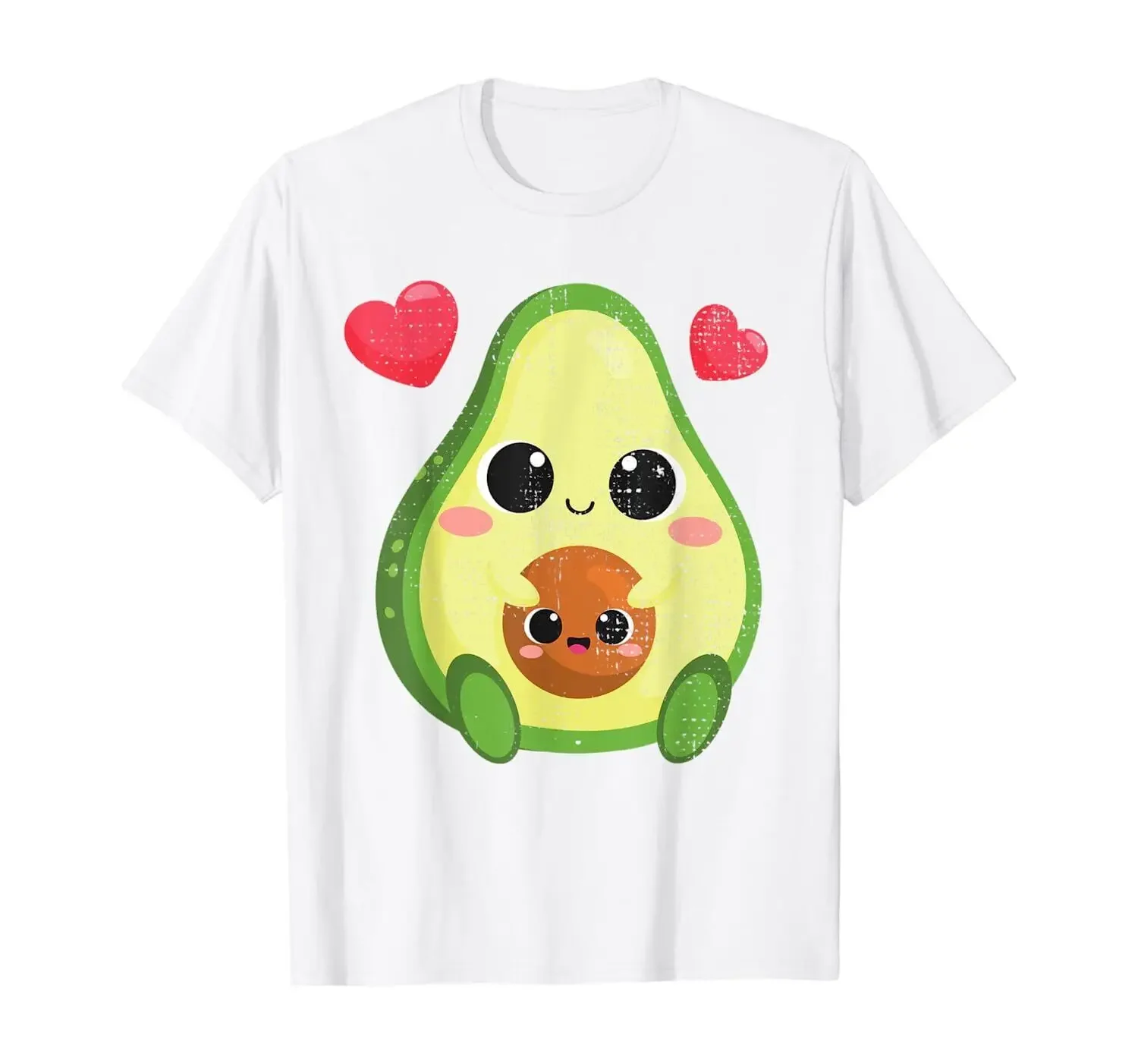 USA Cute Avocado And Baby Kawaii Valentines Day Men Women Kids T-Shirt