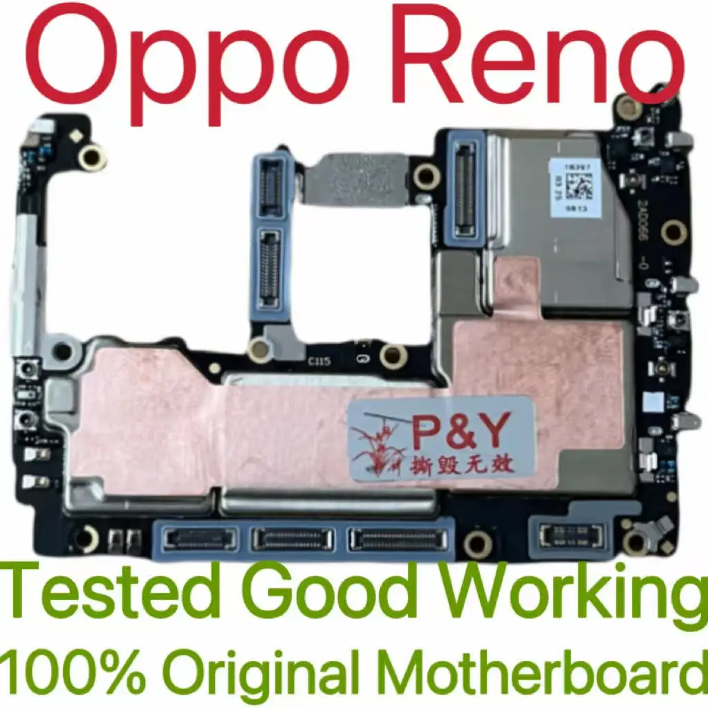Global Version Original Unlocked Motherboard for Oppo Reno Good Work Fully Tested Circuit Plate Main Logic Board for Oppo Reno