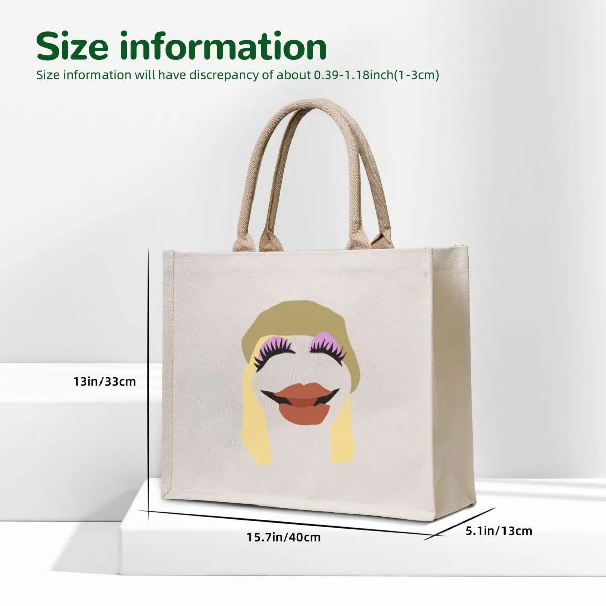 Janice Tote Bag Big bag reusable shopping bag Cloth
