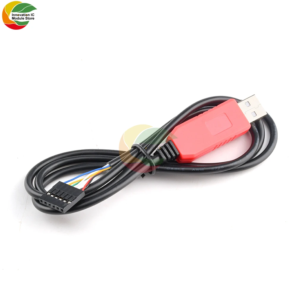 Ziqqucu 6-pin PL2303HXD USB to RS232 TTL Conversion Serial Cable Module, Suitable for Win XP VISTA 7 8 Android OTG PL2303 HXD