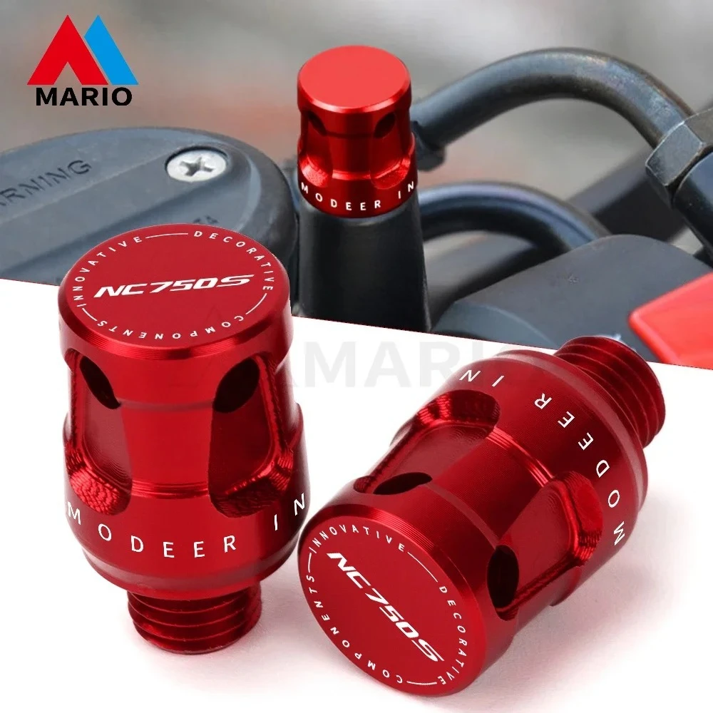 

Motorcycle Accessories For HONDA NC750S NC750X NC 750S 750X 2021 2022 2023 M10*1.25 Mirror Hole Plugs Screws Bolts