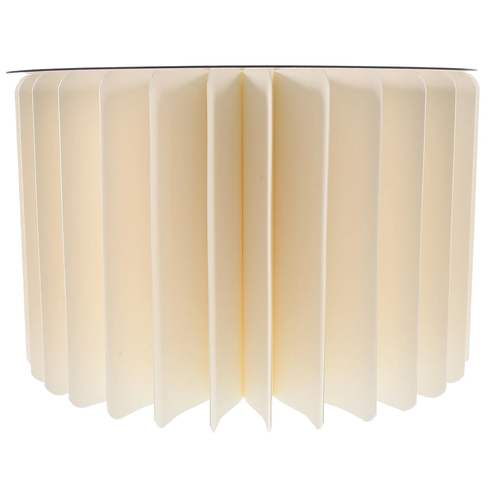 

Foldable Round Paper Cylinder Pedestal Stand White Lightweight Stable Dessert Table Cake Display for Wedding Party Decor