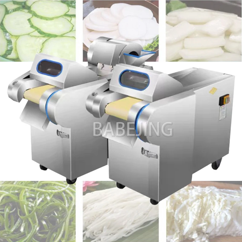 Commercial Electric Meat Slicer Multifunctional Fast Fresh Cut Kitchen Machine Labor-Saving for Restaurant