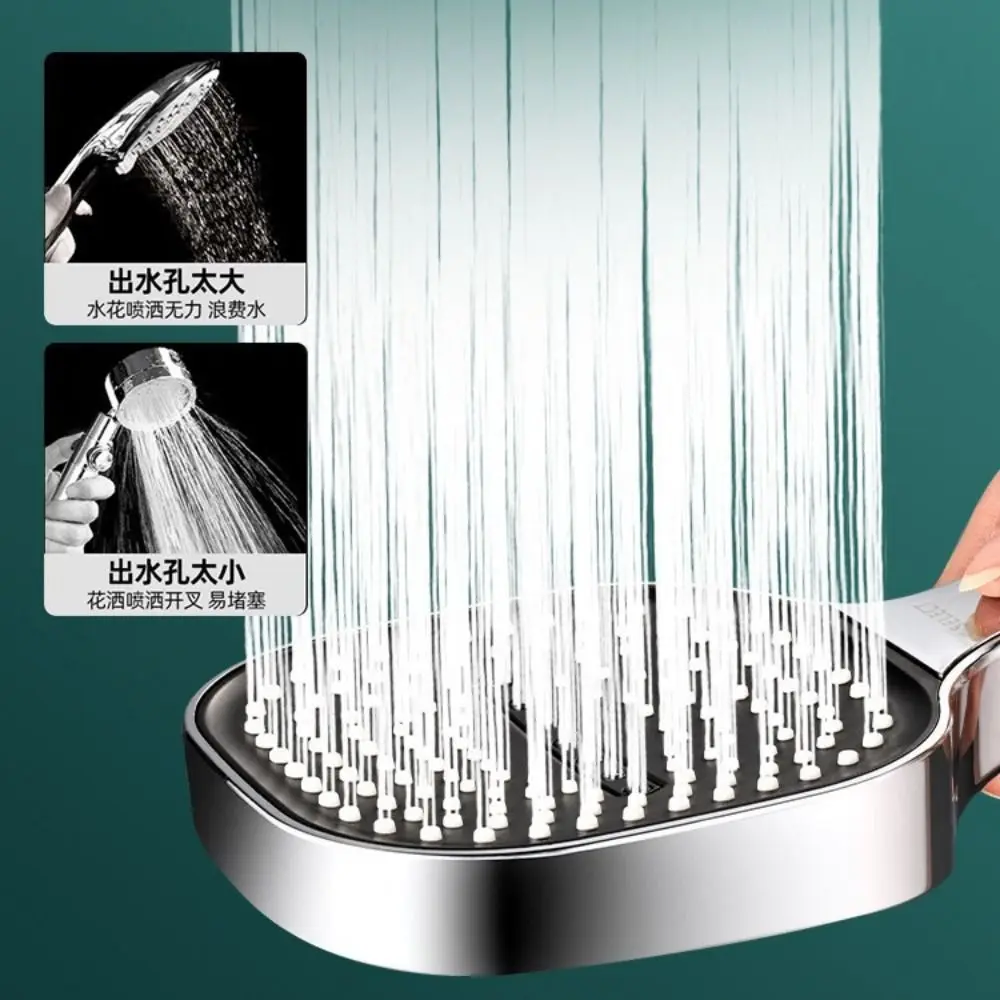 

High Pressure Large Panel Shower Head 3 Mode 13CM Bathroom Shower Head Filter Element Stainless Steel Bathroom Shower Tool