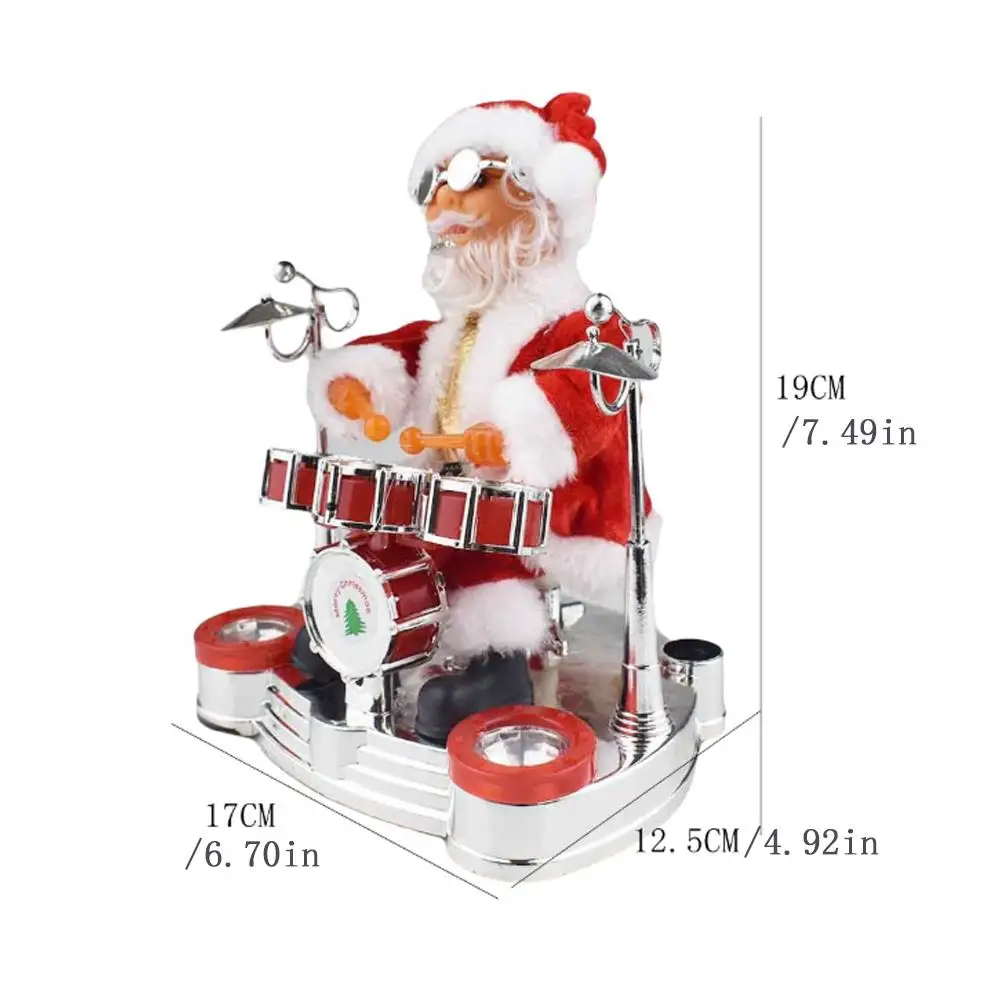 クリスマス電動サンタクロースおもちゃ煙突登りビーズ登りはしご登りクリスマスデコレーションギフト