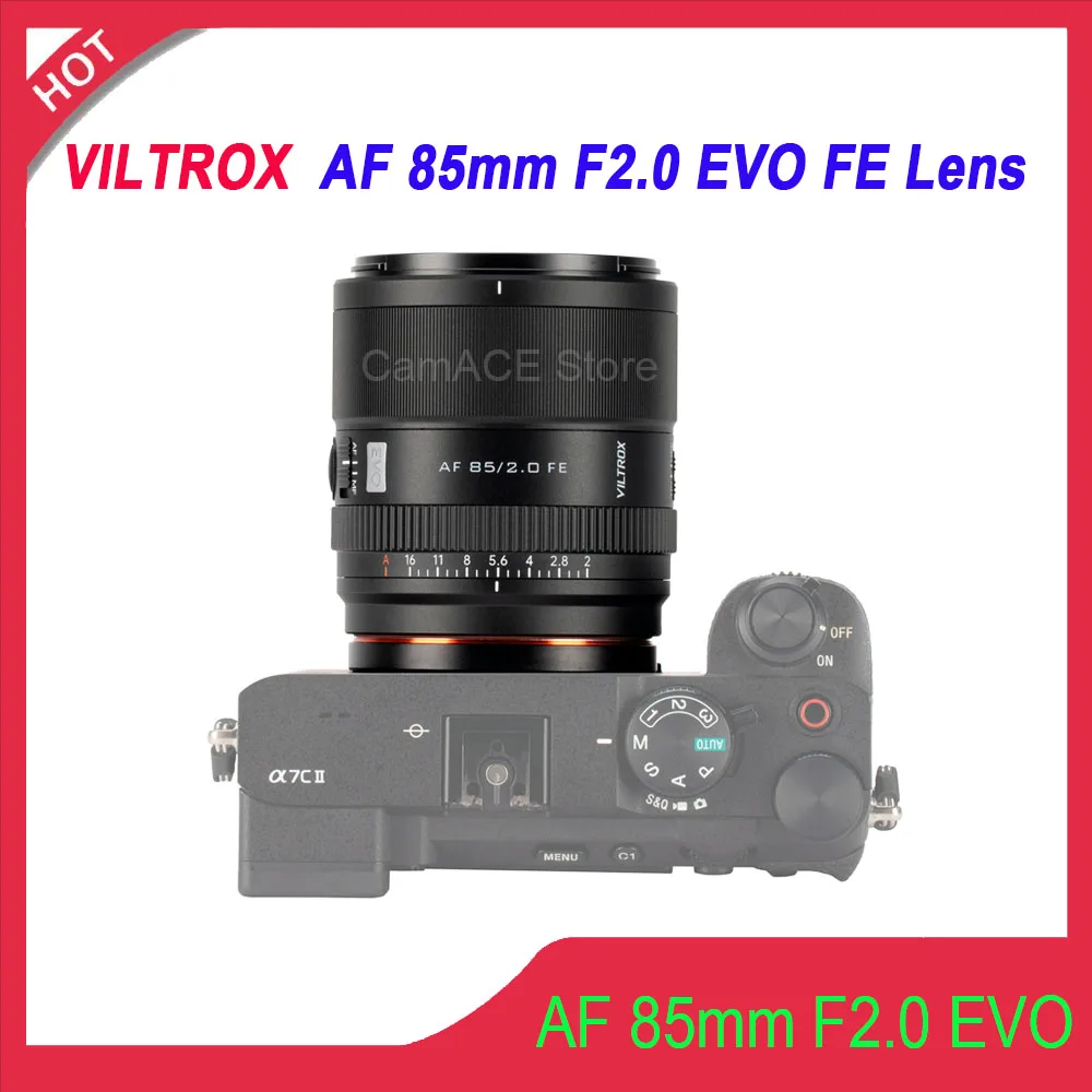 

Объектив VILTROX 85mm F2.0 EVO FE с бесшумным автофокусом для беззеркальных камер Sony E Mount, для плавной фокусировки, видео и видеоблогов
