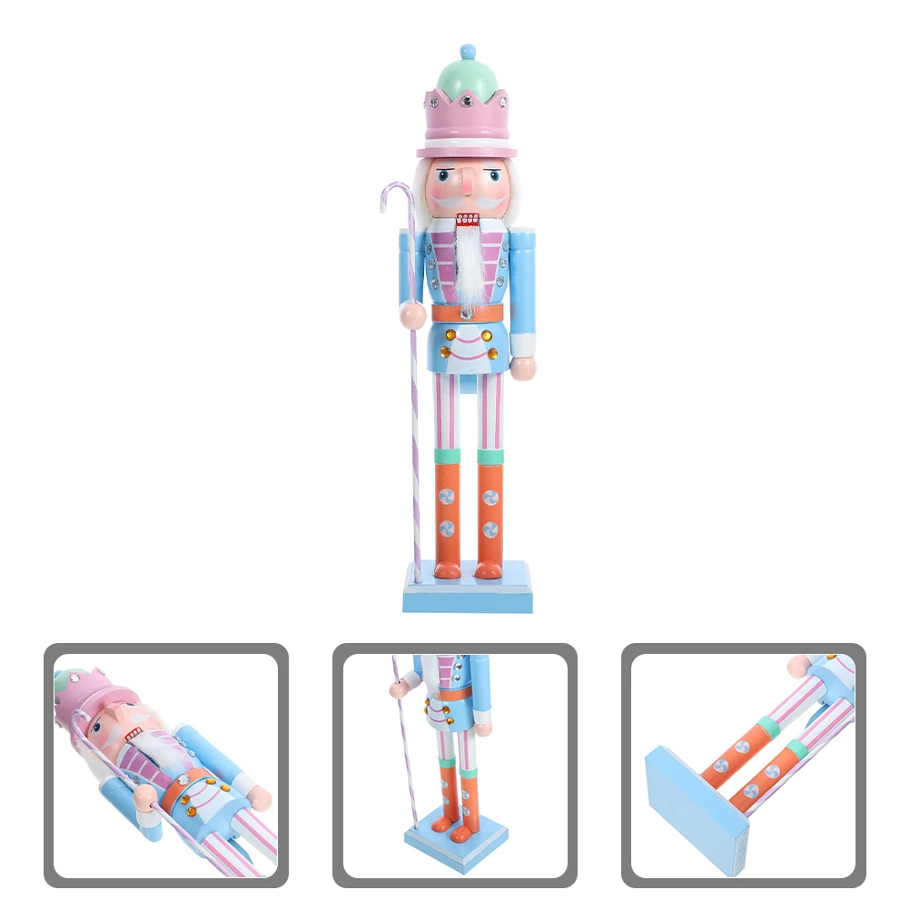 

Wooden Soldier Craft Christmas Decorations Nutcracker Figurines Holiday Home Office Party Display Xmas Nutcrackers Ornaments