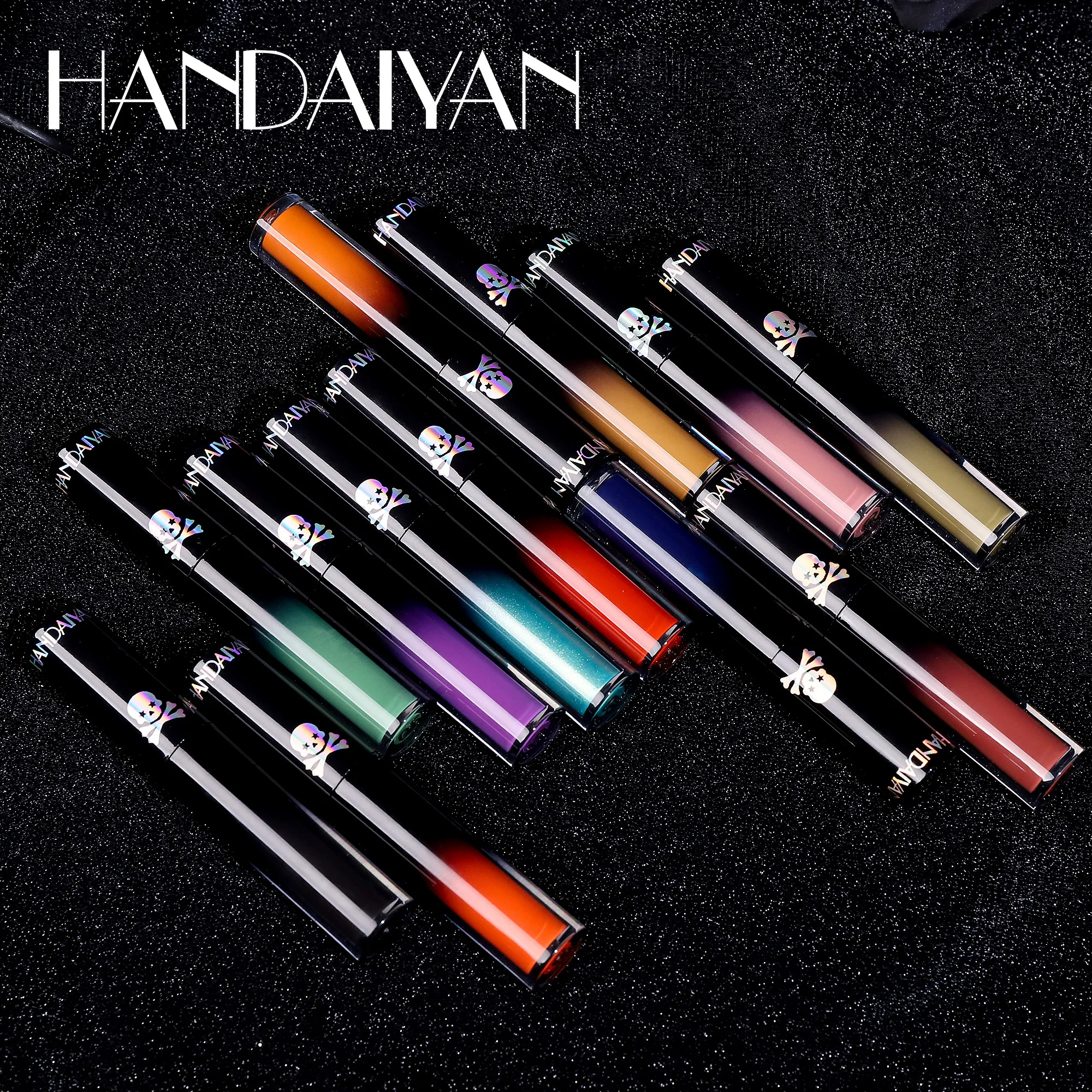 Handaiyan Halloween lip gloss matte lip gloss liquid lipstick available in 12 colors