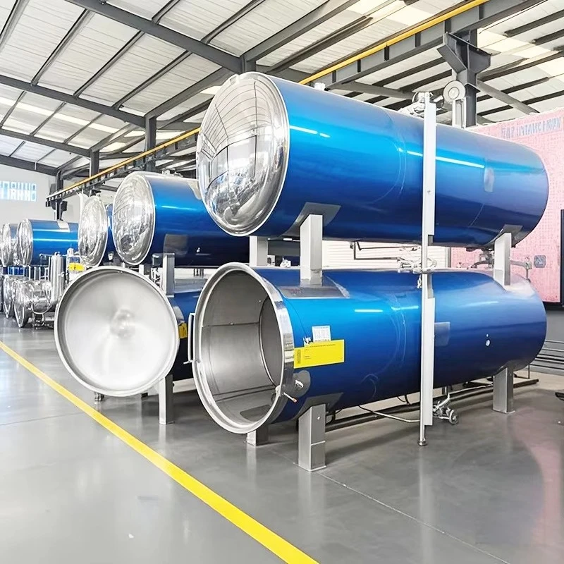 Commercial Food Sterilization Processing Equipment for Tin Can Pouch Products Automatic Steam Retort Autoclave Sterilizer