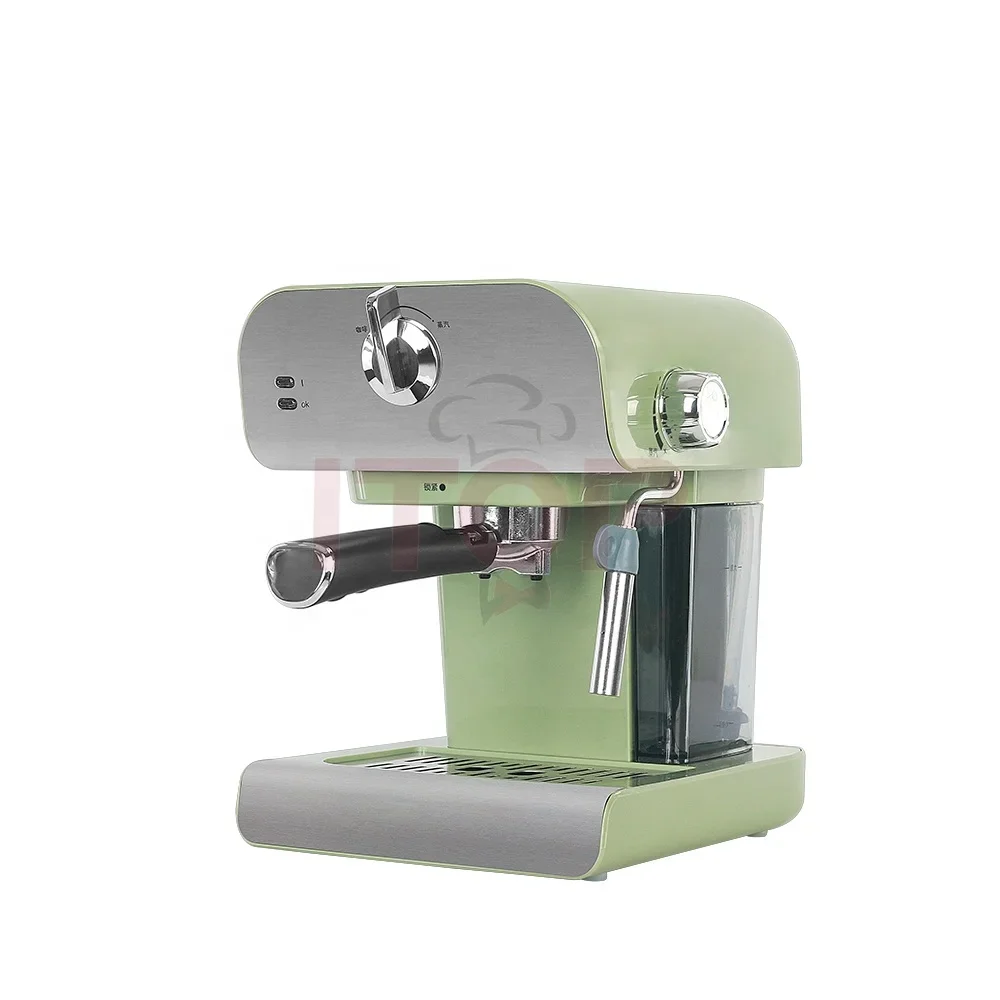 Macchina per caffè espresso per uso domestico Macchina per cappuccino da 20 bar Pompa ad alta pressione Macchina per fare il caffè da ufficio