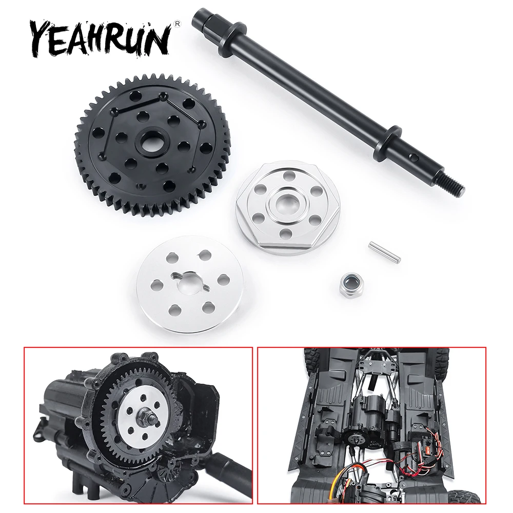 

Коробка передач YEAHRUN для Axial SCX6 AXI05000 Wrangler AXI05001 Trail Honcho 1/6 Запчасти для модификации радиоуправляемой модели автомобиля