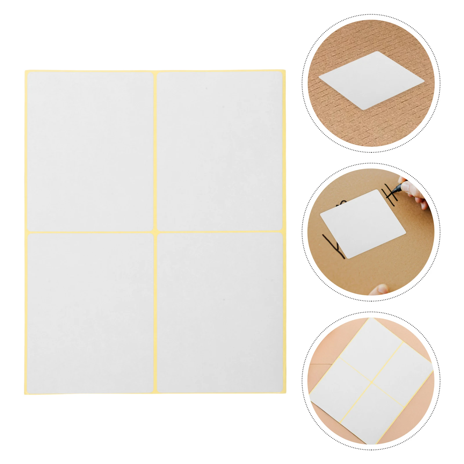 

30 Sheets Address Label Sticker Blank Name Labels Mail Stickers Food Envelopes for Paper Adhesive Shipping Clear Printer