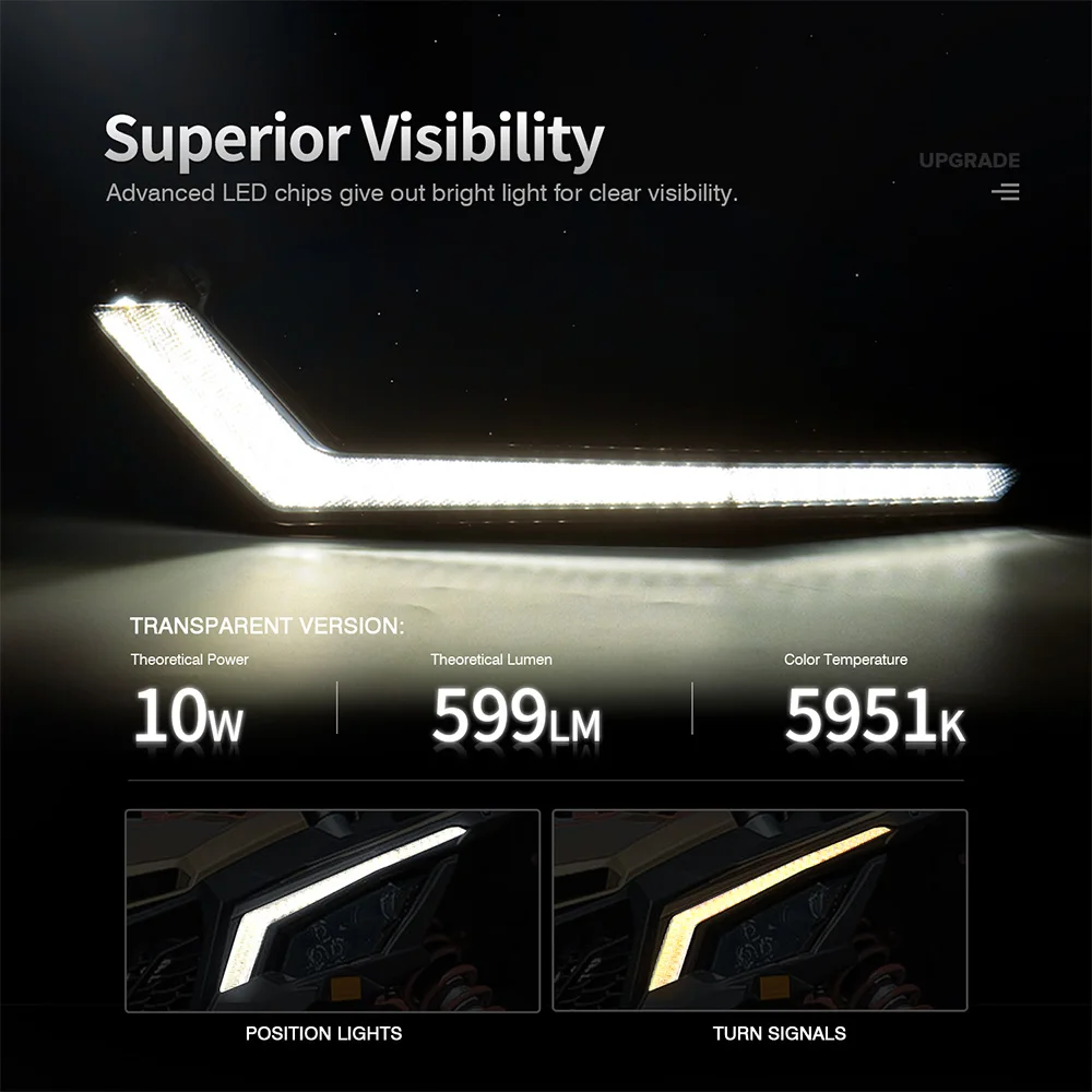 DOT LED Richtingaanwijzers Voor Can-Am Maverick X3 Max R RR Can Am 2017-2025 Front Signature Running Lights DRL Indicatoren 710004994