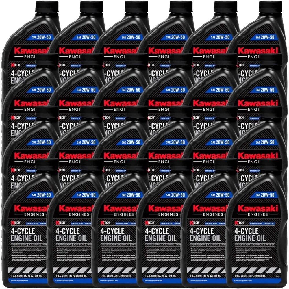 

24PK SAE 20W50 4-Cycle Engine Motor Oil OEM# 99969-6298 Quart Bottle