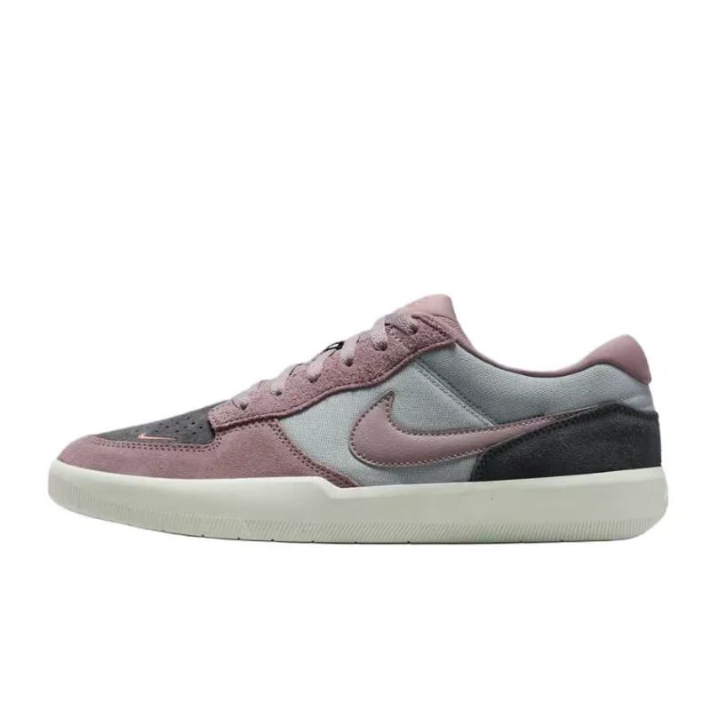 Nike SB Force 58 Retro Sports Premium Fashion Casual Low-Top Skate Shoes Unisex Grey Purple DV5477-010