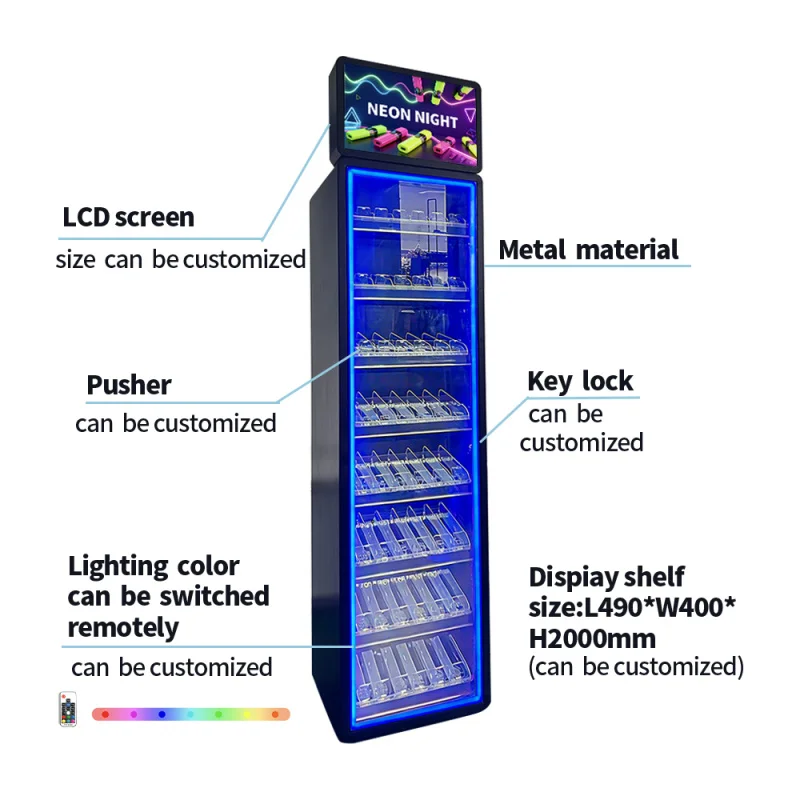 맞춤형 언더 카운터 푸셔 선반 간트리 곤돌라 목재 설비 서랍 판매 디스플레이 캐비닛