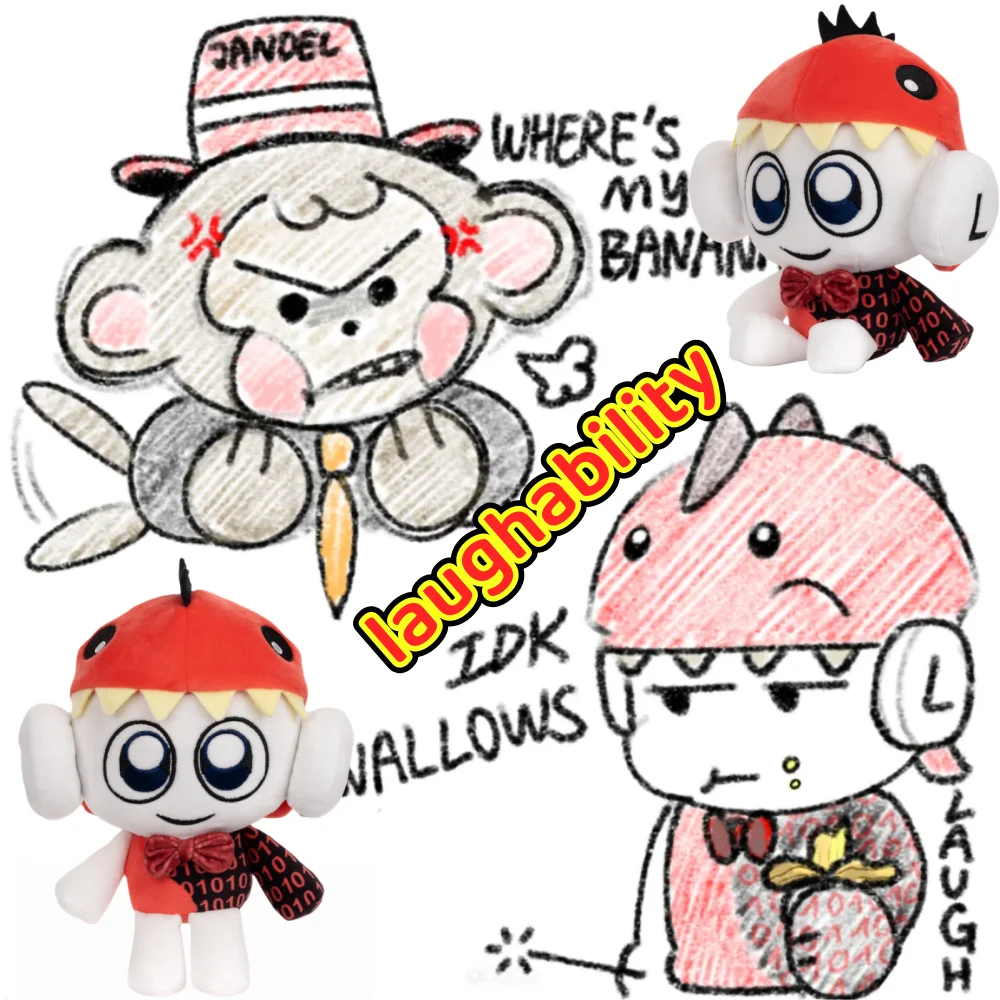 

Смеющаяся плюшевая кукла аниме мягкая кукла милый домашний декор подушка игрушка детский рождественский подарок для фанатов подарки на день рождения