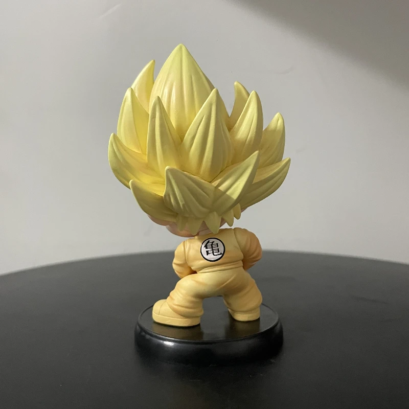 12 センチメートルドラゴンボール幼年シリーズ Q バージョン孫悟空アニメフィギュアカカロットデスクデスクトップ装飾装飾コレクションおもちゃ