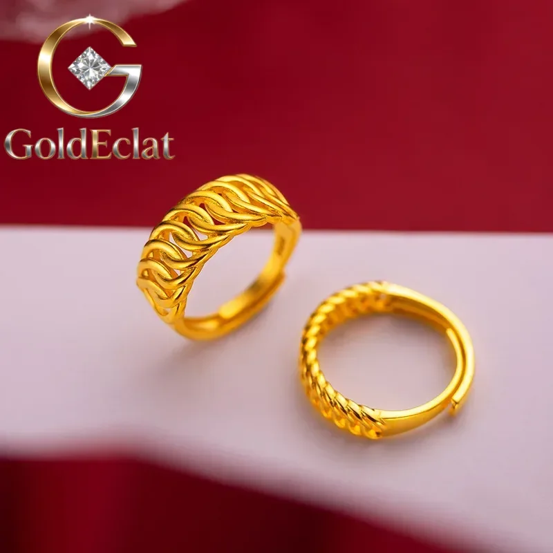 

Кольцо GoldEclat AU999 из чистого золота Seiko Boss — модное универсальное кольцо из настоящего золота, также подходит для пар.