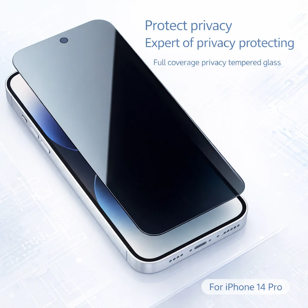 NILLKIN Privacy Tempered Glass For iPhone 15 Plus 14 13 Pro 12 Mini Protector Film 9H Anti-Spy FM5004 - view 3
