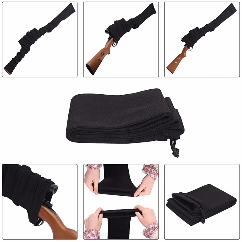 Airsoft Rifle Sock para caça, tiro arma, protetor de pistola, capa, coldre, pesca vara manga, acessórios táticos