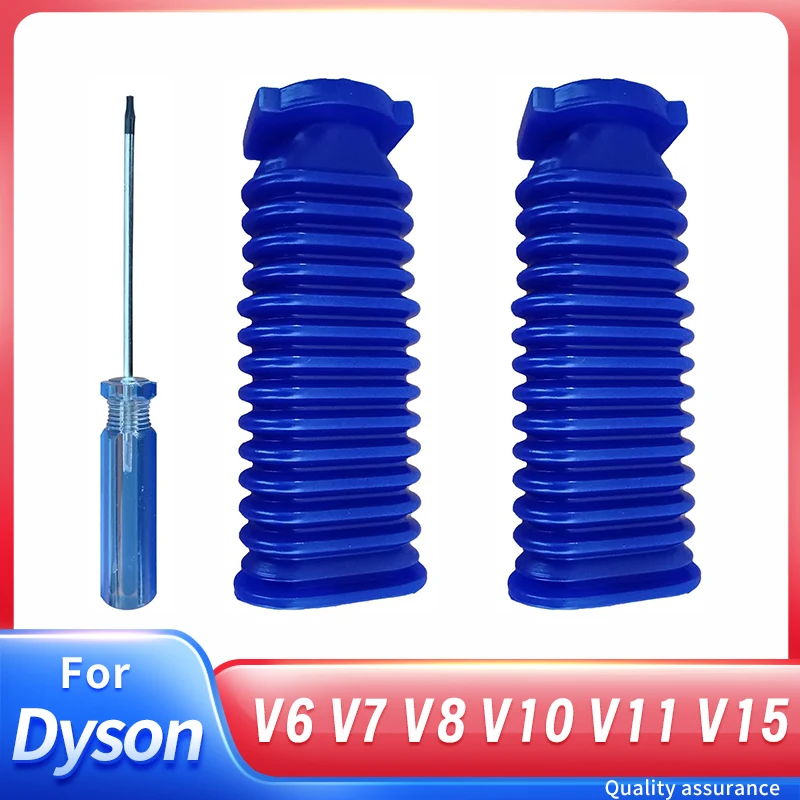 Replacement Lower Duct Hose for Dyson V7 V8 V10 V11 Vacuum Cleaner Soft Roller Soft Roller blue Hose Flexible Soft Rubber Tube