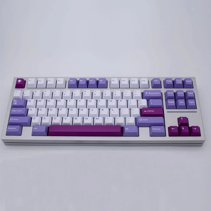 Imagem -04 - Cap Chave Gmk-coelho Conjunto para Teclado Mecânico Roxo Abs Perfil Cereja Acessórios para Meninas Presente 172 Chaves