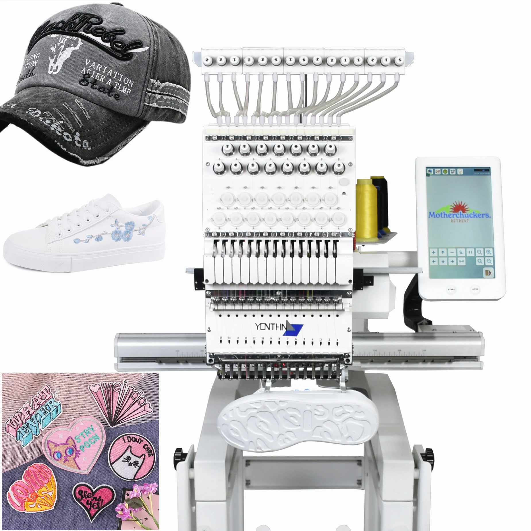 Yonthin  High-accuracy Multi-needle Haina Commercial Computerized Embroidery Machine for Sale Price in United States Home Used