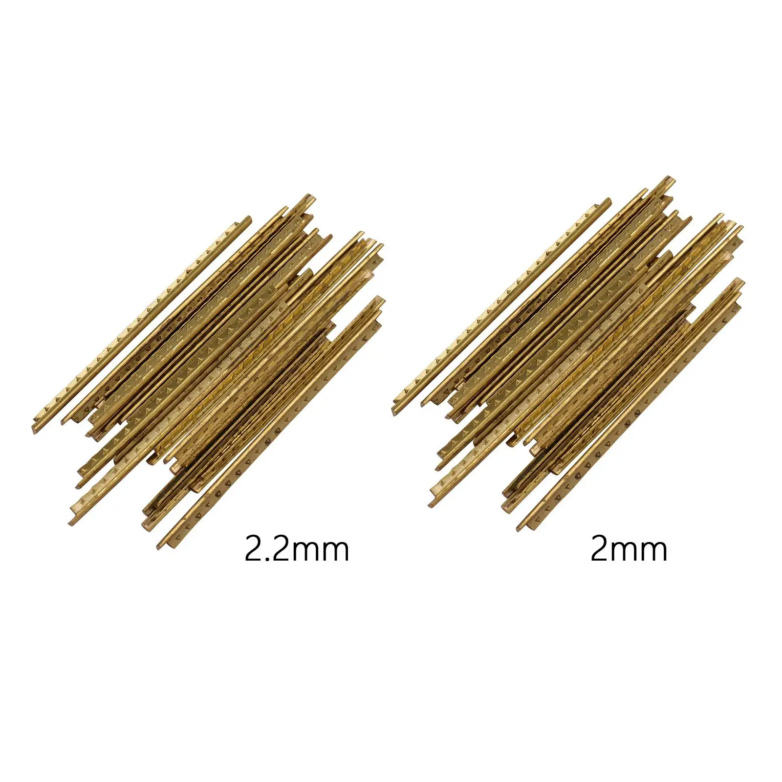 20 Frets Brass Guitar Fret Wires High Quality Electric Guitar Parts for DIY Repair and Fingerboard Protection