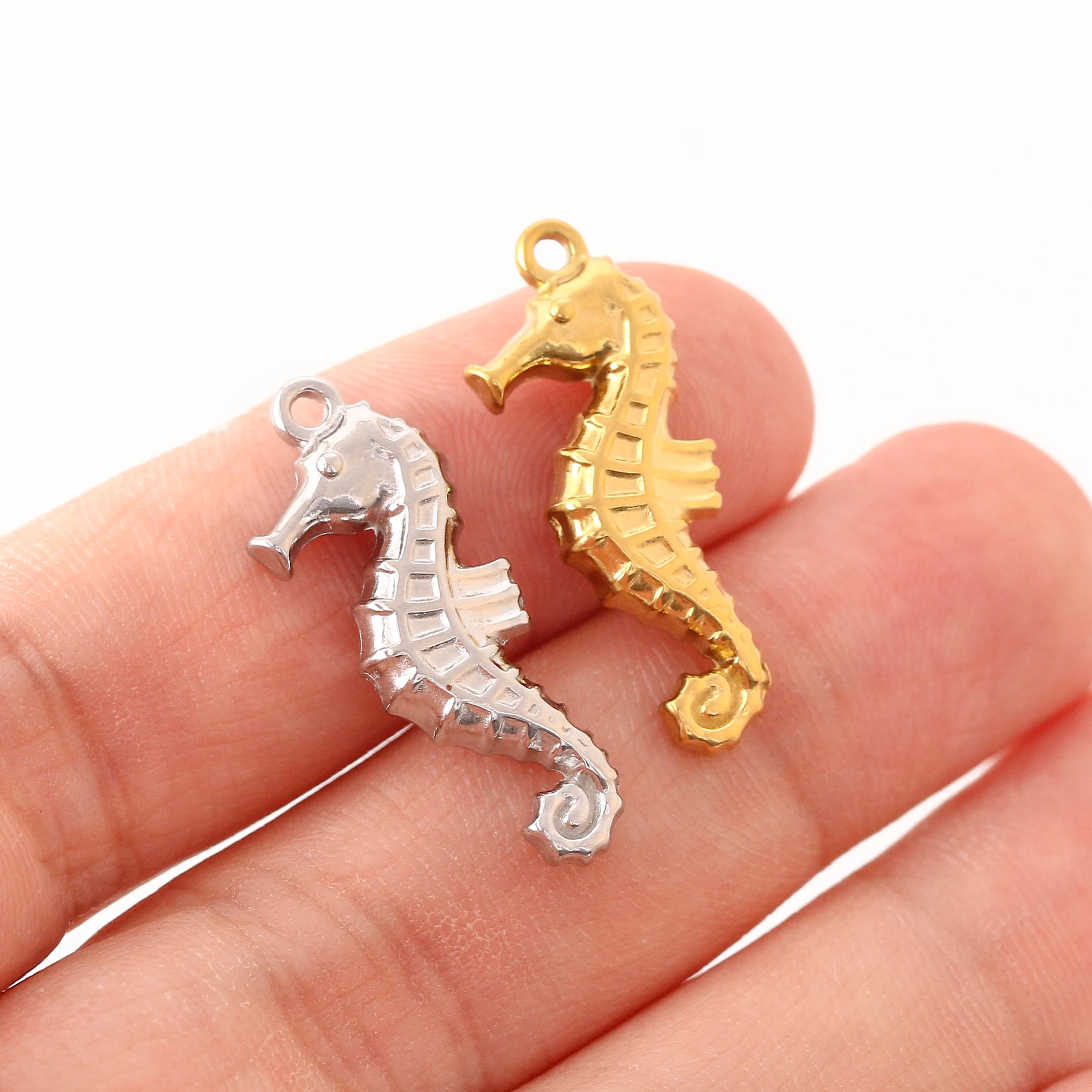 3 Teile/los Marine Anhänger Edelstahl Ruder Helm/Herz/Seestern/Muschel/Meeresschildkröte Charms DIY Halskette armband Schmuck Machen – Detail 7