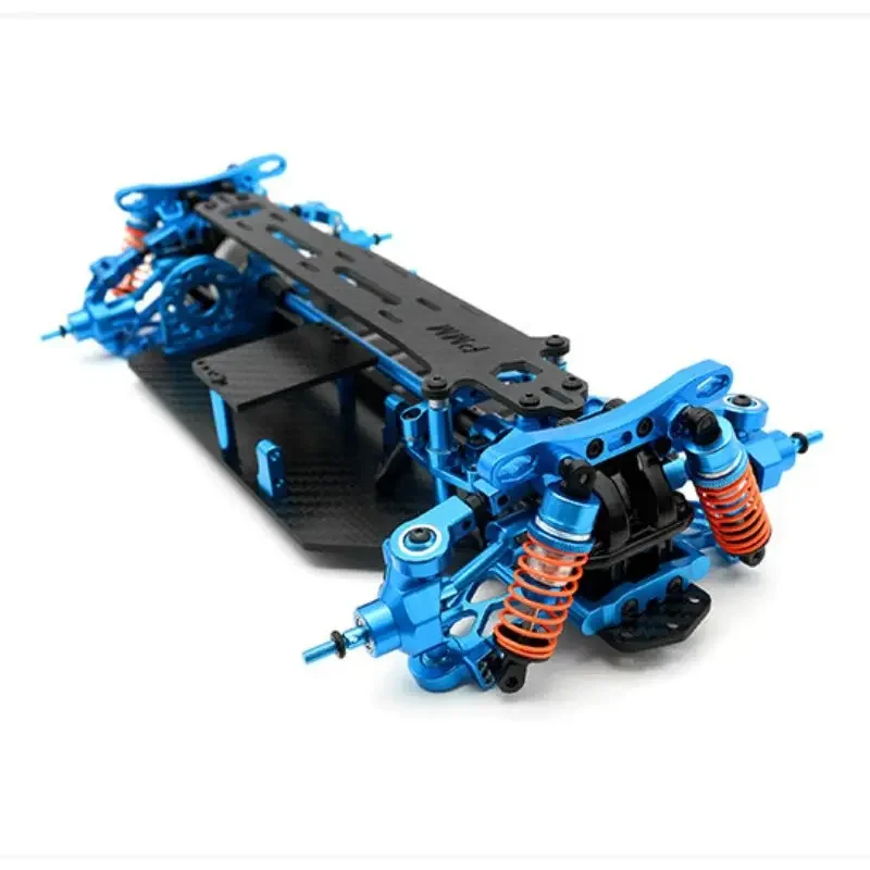 1/10 carbon fiber frame for Tamiya 1/10 TT02, metal and plastic chassis, RC car part, DIY model, racing upgrade parts kit.
