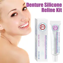 Crema adhesiva para Dentaduras postizas, pegamento fuerte para fijación de prótesis, cuidado bucal, 20g, I7X2