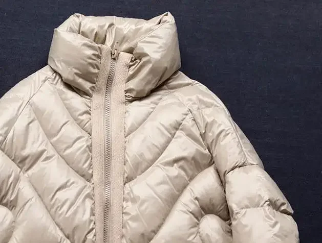 Manteau en duvet de plumes de canard pour femme, col montant pour femme, 90% blanc, vin rouge, noir, automne, hiver, décontracté, nouveau, 2023