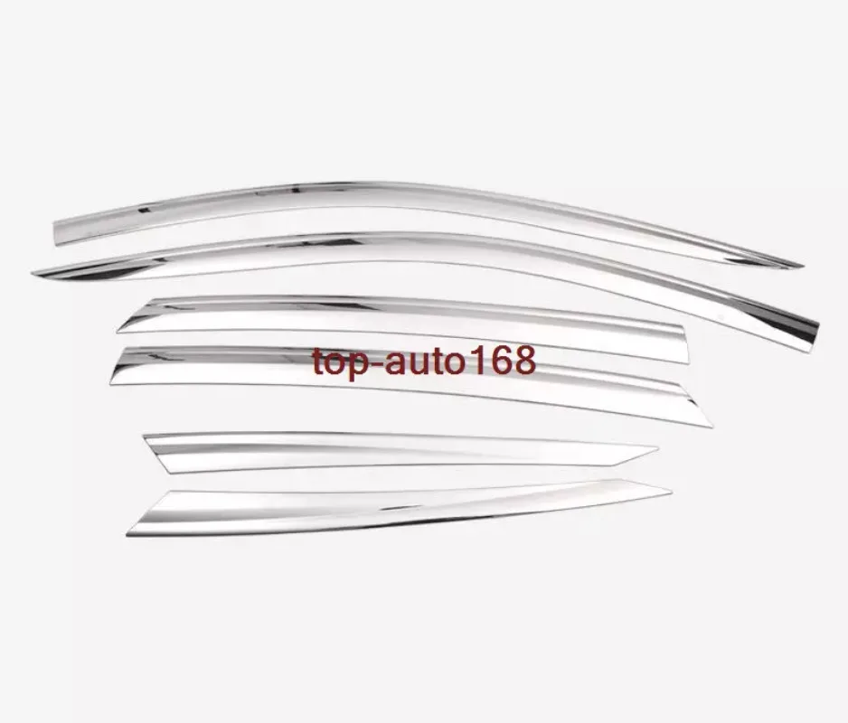 Chrome Window Visor Vent Shades Sun Rain Guard For Benz GLC-Class Coupe 2017-19