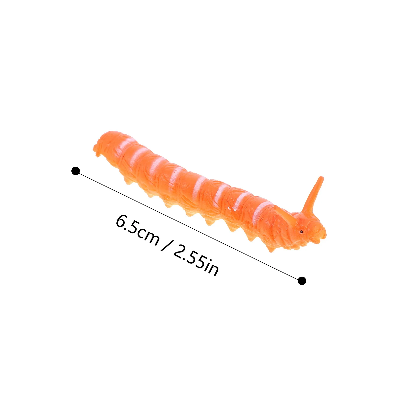 12 pz Falso Bruco Scherzo Spaventare Halloween Pesce d'aprile Trucco Scherzo Scherzo Bruco Giocattolo Ingannevole Scherzo Giocattoli