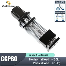 Dual Axis Ball Screw Slide Table Cross Guide Rail Precision Electric Screw Slide Rail Transmission Linear Slide Table Module