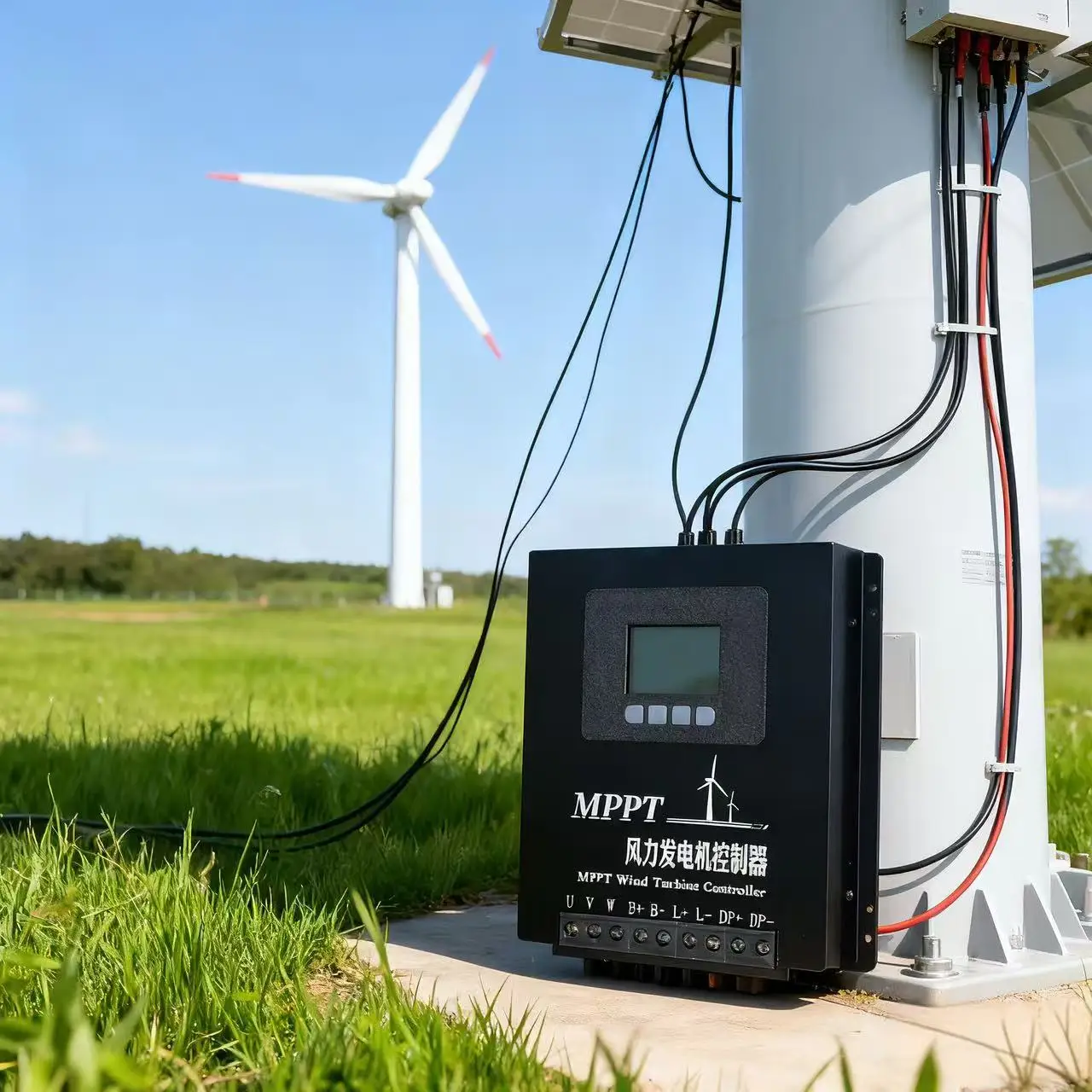 شاحن بطاريات الليثيوم الحمضية 12 فولت 24 فولت 36 فولت 48 فولت - وحدة التحكم بالشحن بالطاقة الشمسية MPPT 60A 80A 100A مع مخرج USB مزدوج LCD