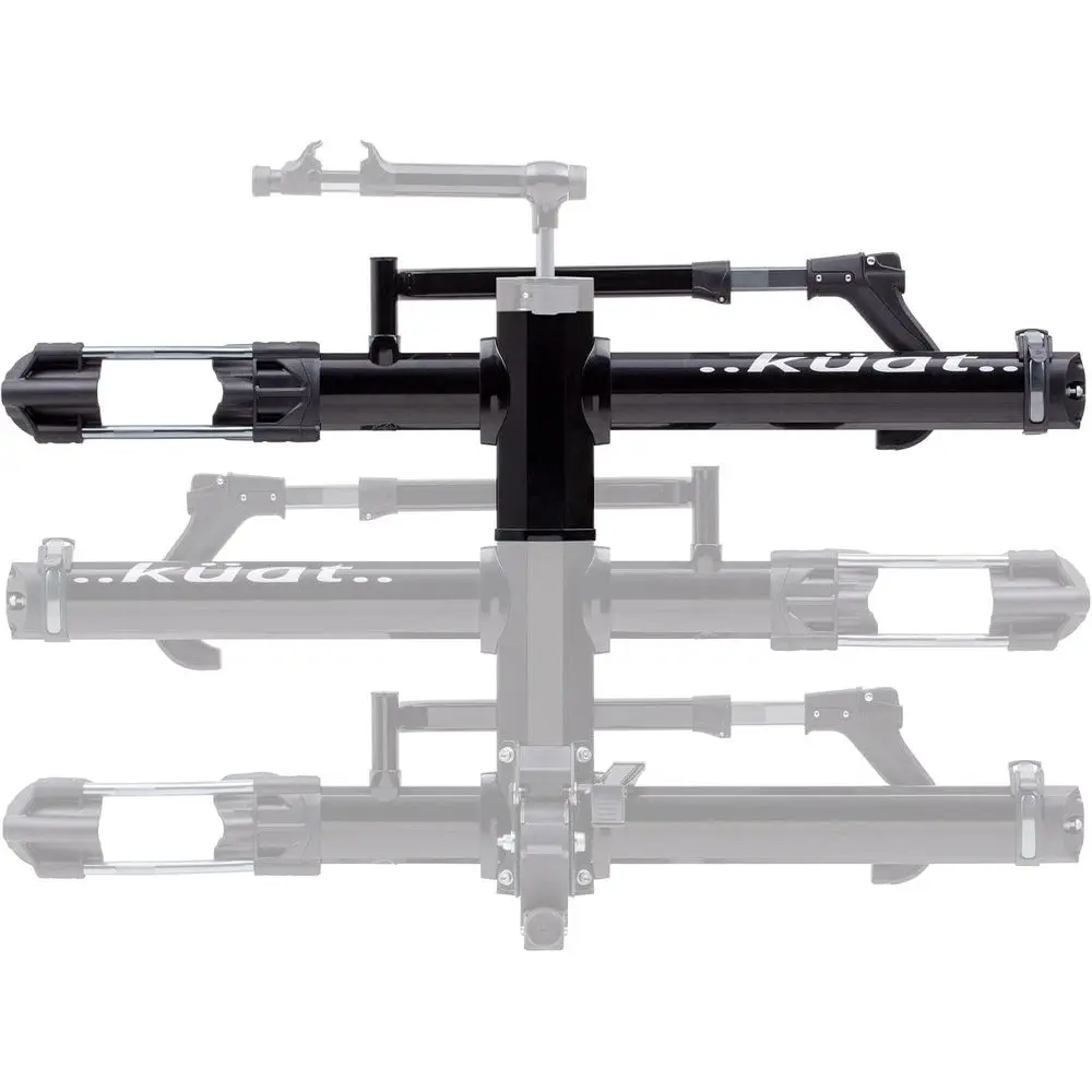 2.0 to 3-Bike Hitch Rack Upgrade - All-Metal Construction | E-Bike Friendly | Easy Install | Black Metallic