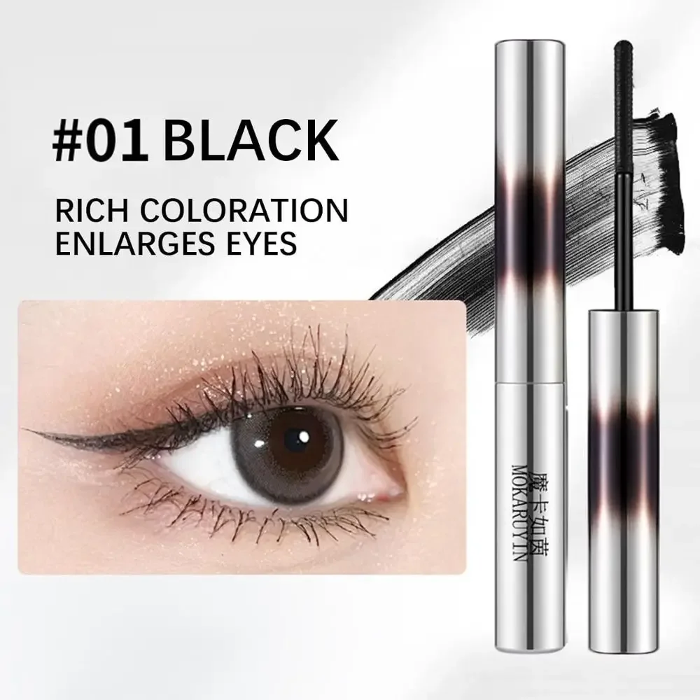 มาสคาร่ากันน้ำ 3 มิติ แบบแปรงเหล็ก ติดทนนาน งอนงาม ไม่เลอะ ขนตาดูเล็กกว่าจริง สำหรับผู้หญิง