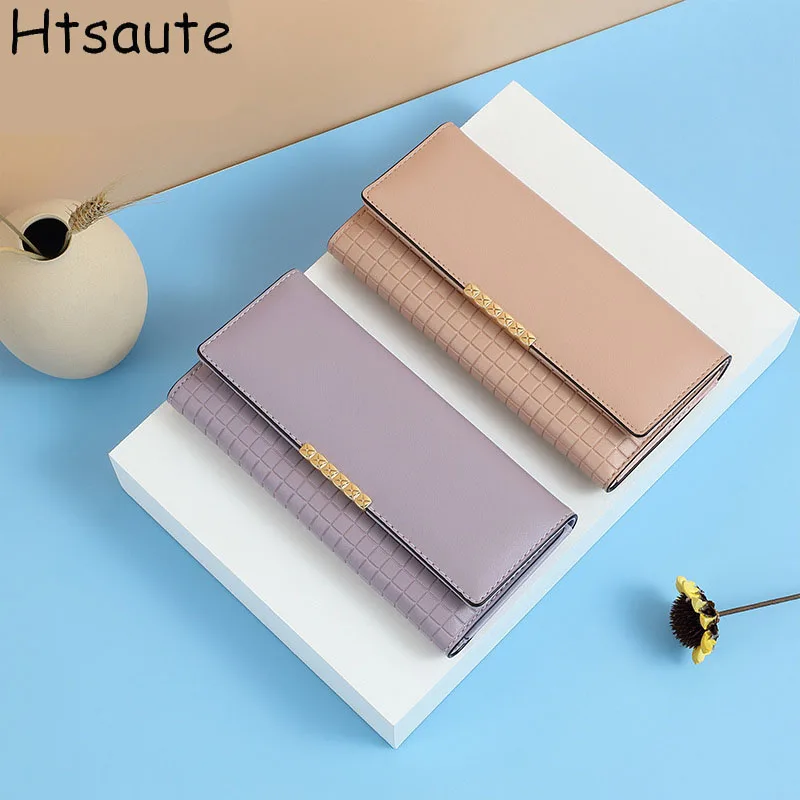 

Роскошный дизайнерский женский кошелек из искусственной кожи, длинный кошелек для женщин, сумка с карманом на молнии, простой клатч