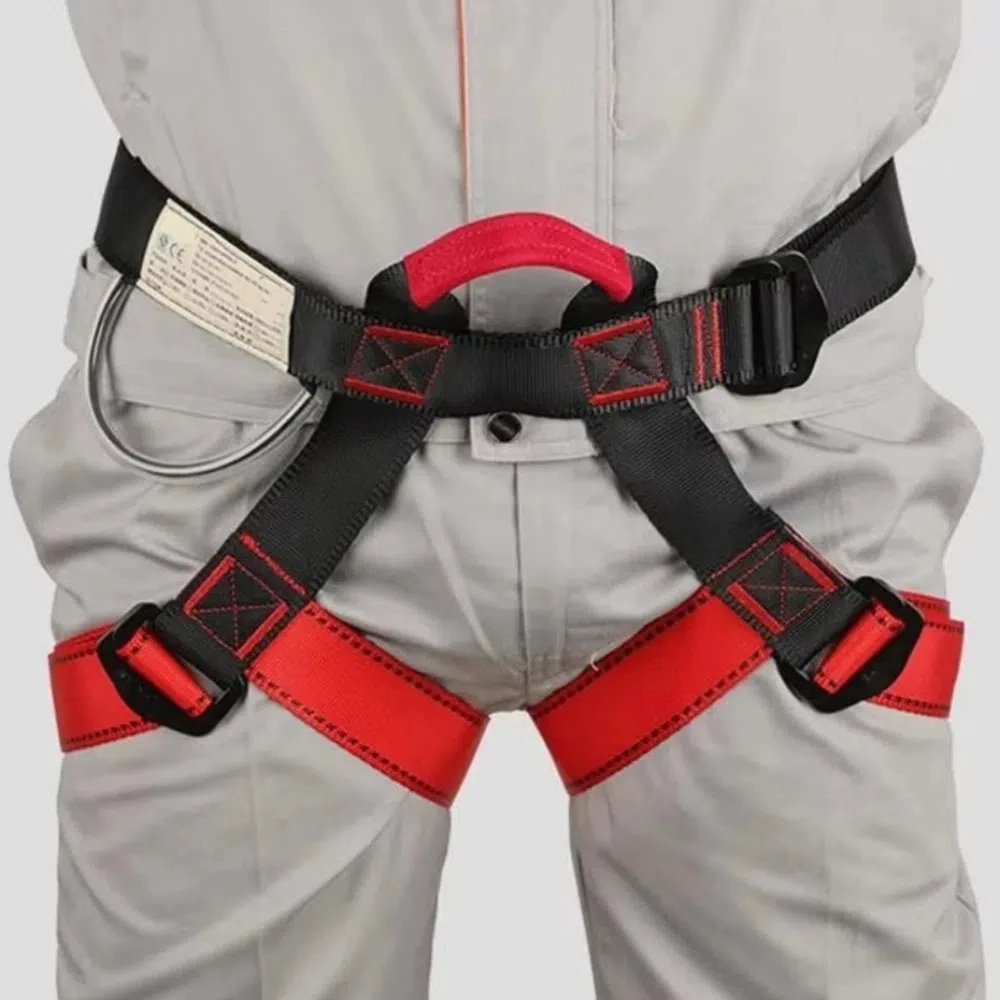 

Waist Support Outdoor Sports Harness Safety Stable Rock Climbing Harness Adjustable High Capacity Climbing Half Body Safety Belt