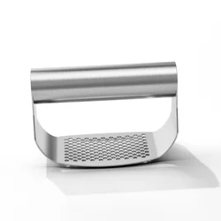 VIMACO® Garlic Press 304 Stainless Steel Manual Garlic Mincer Chopping Tools Curve Fruit Vegetable Cooking Kitchen Gadgets