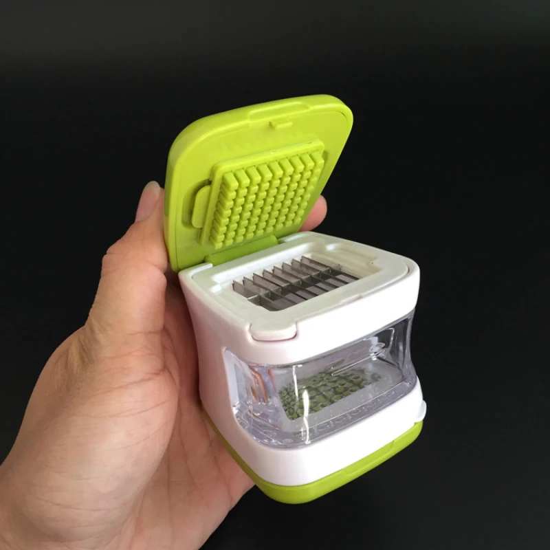 Küchen werkzeuge Mehrzweck-Knoblauch-Box Knoblauch presse Edelstahl Knoblauch stampfer manuelle doppelseitige Knoblauch presse Home Gadget