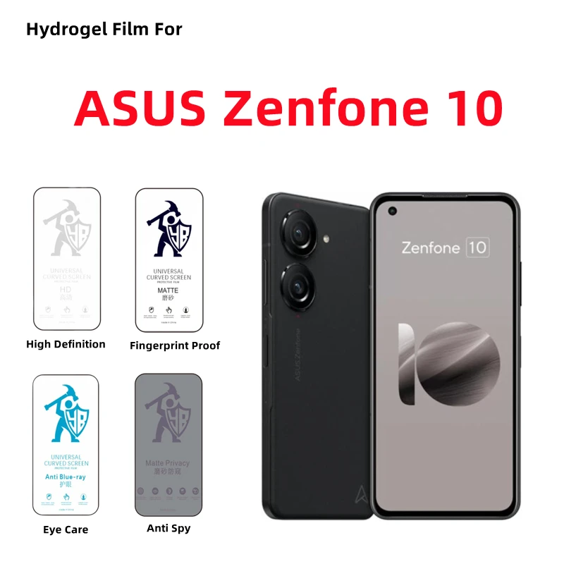 

2pcs HD Hydrogel Film For ASUS Zenfone 10 Matte Screen Protector For ASUS Zenfone 10 Privacy Matte Full Cover Protection
