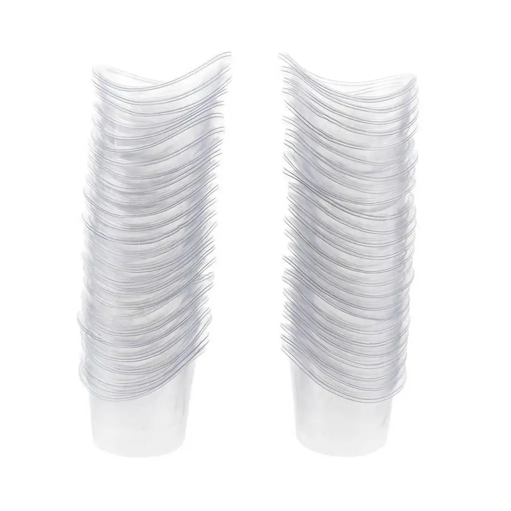 Eye Wash Cup 200 Pieces PVC Disposable Eye Flush Cups for First Aid Kit Home Outdoor Travel Use
