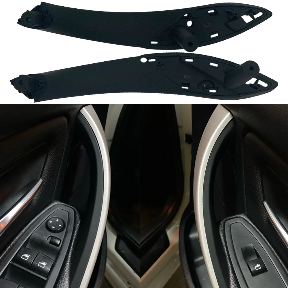 

51417279311 For BMW F30 F80 F31 F32 F34 F35 Black Front Rear Left/Right Door Trim Pull Grab Panel Handle Interior Door Handles