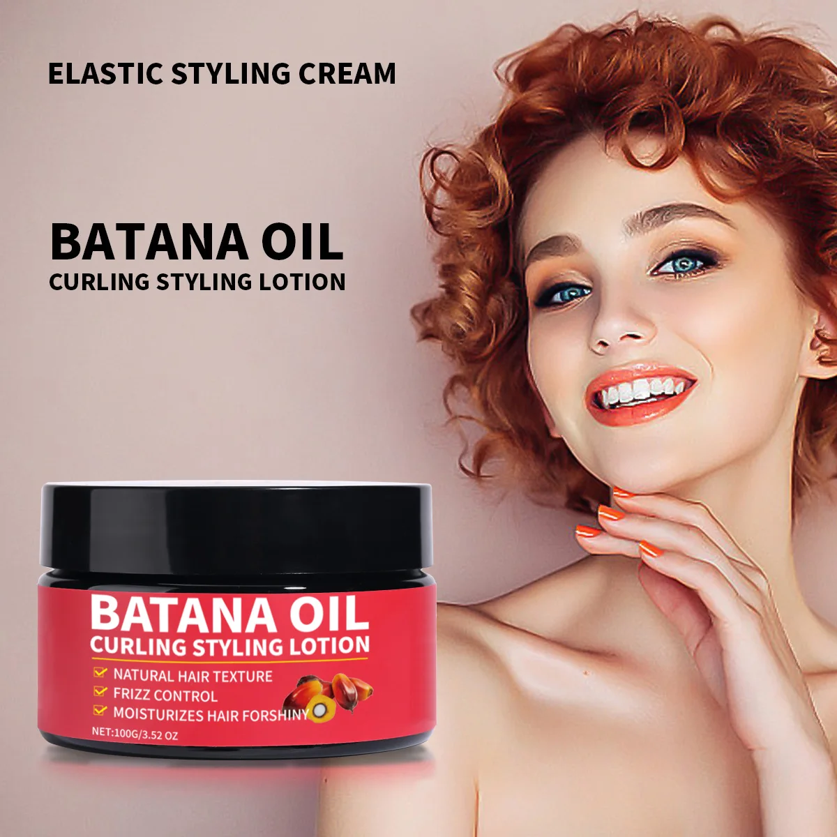Curl Defining Cream Hydrating Smoothing Tangles Reducing Elasticity Improving Anti Frizz Curl Cream