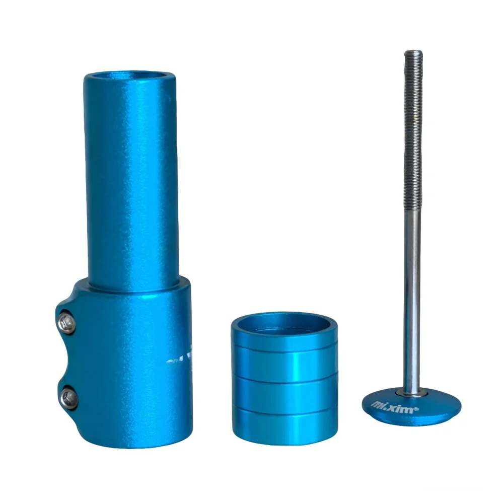 

Bike Stem Riser for Standard 28.6mm Steerer Tubes Providing Up to 65mm Height Adjustment with Integrated Spacer System