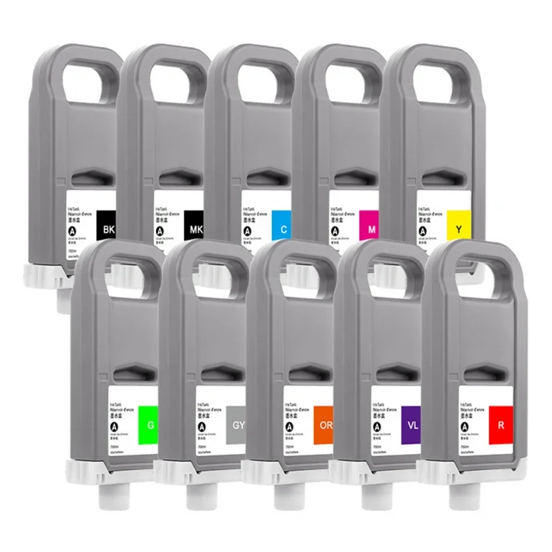 PFI2700 PFI-2700 Compatible Ink Cartridge For Canon imagePROGRAF GP-4000 GP-2000 GP-4600S GP-6600SPrinter With 700ML Pigment Ink